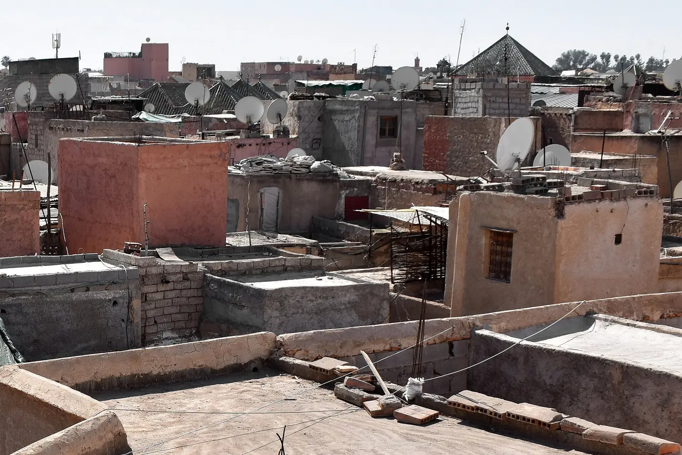 Toits de la médina de Marrakech