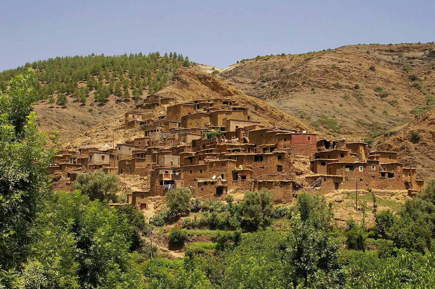 Villaggio nella valle dell’Ourika vicino a Marrakech