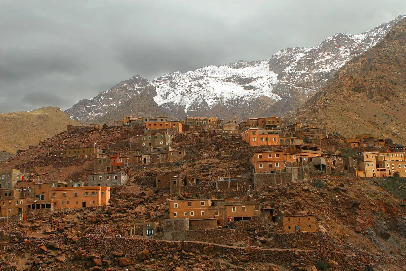Village berbère au pied de l’Atlas